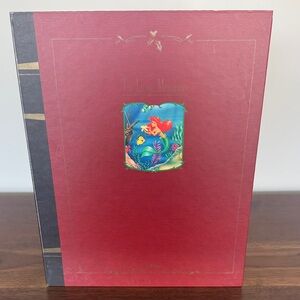 Vintage Disney The Little Mermaid Storybook Ornament Set